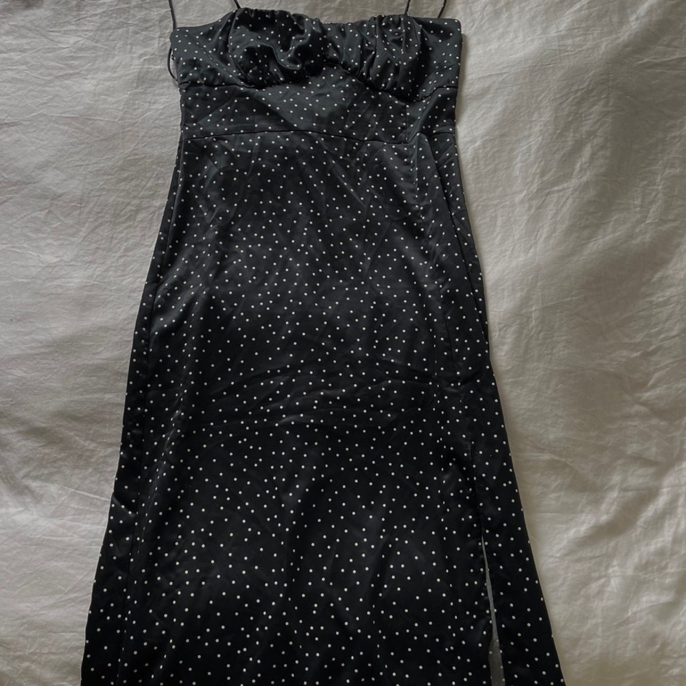 Black Polka Dot Dress